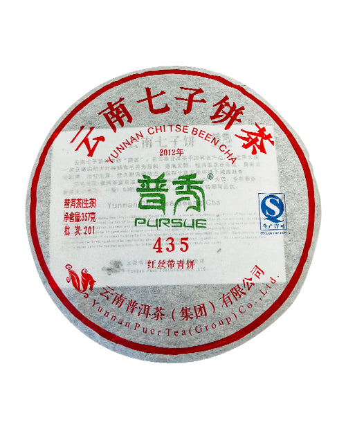 2012年 雲南七子餅茶 普秀435<br>普洱生茶 (357g)